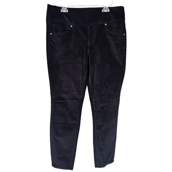 Jag Nora Skinny Pull On High Rise Skinny Velvet Feel Pants NWT Sz 12 - Picture 1 of 9